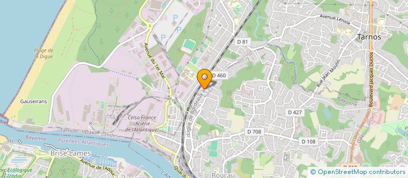 localisation de l'entreprise MAGIC CREATION  TARNOS