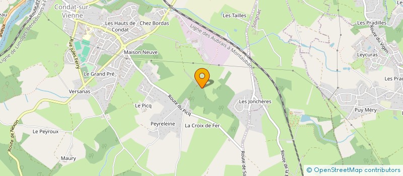 localisation de l'entreprise MAGIC DIFFUSION à CONDAT-SUR-VIENNE