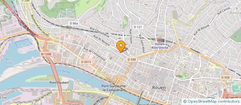 localisation de l'entreprise MAGIC DONUT'S à ROUEN