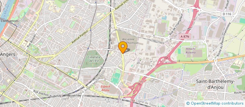 localisation de l'entreprise MAGIC DREAM TEAM  ANGERS