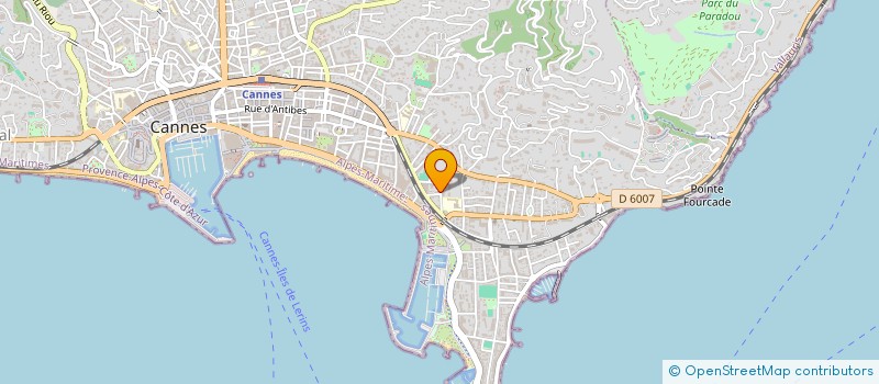 localisation de l'entreprise MAGIC ELITES à CANNES