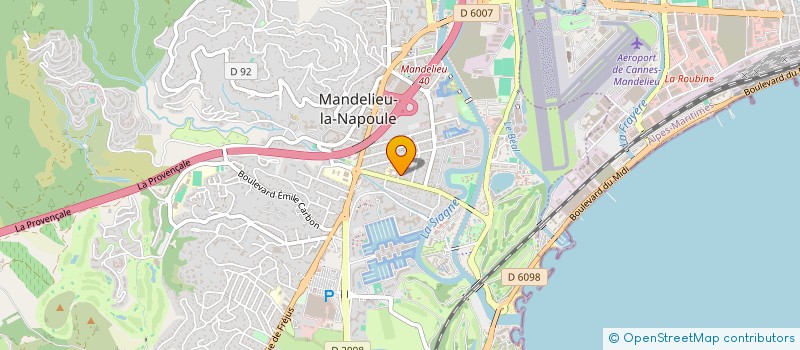 localisation de l'entreprise MAGIC FAMILY à MANDELIEU-LA-NAPOULE
