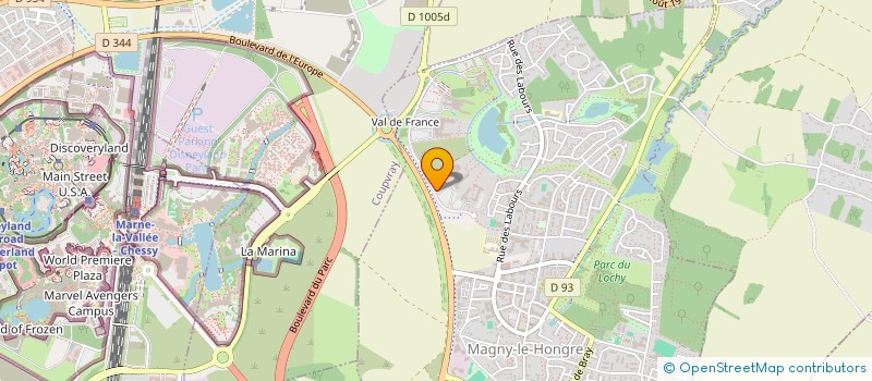 localisation de l'entreprise MAGIC FIELD  MAGNY-LE-HONGRE