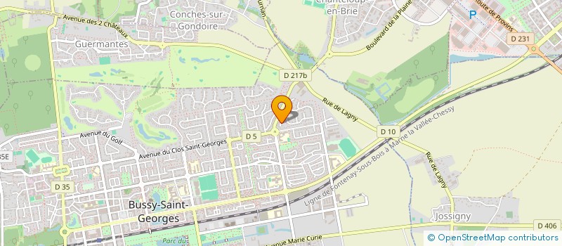 localisation de l'entreprise MAGIC FOR BUSINESS  BUSSY-SAINT-GEORGES