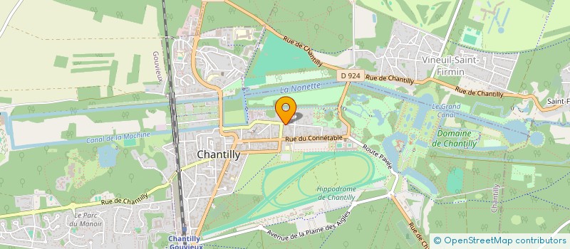 localisation de l'entreprise MAGIC HANDS  CHANTILLY