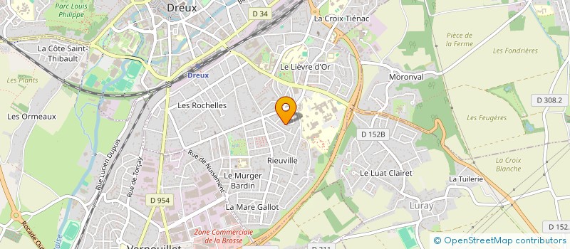 localisation de l'entreprise MAGIC HOUSE à DREUX