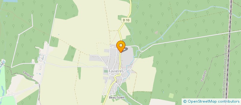 localisation de l'entreprise MAGIC IN THE AIR  FAVIERES