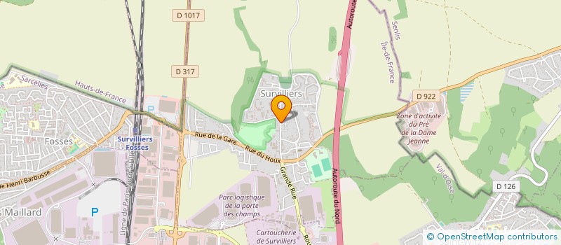 localisation de l'entreprise MAGIC'LOYO  SURVILLIERS