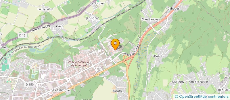 localisation de l'entreprise MAGIC MOUNTAINS FRANCE  JUVIGNY