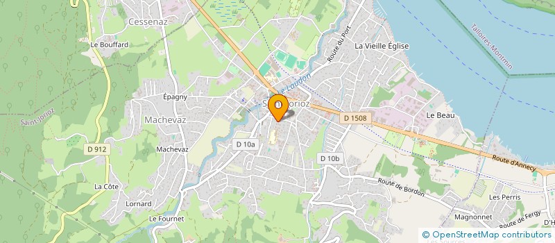 localisation de l'entreprise MAGIC MULTIMEDIAS ET SERVICES  SAINT-JORIOZ