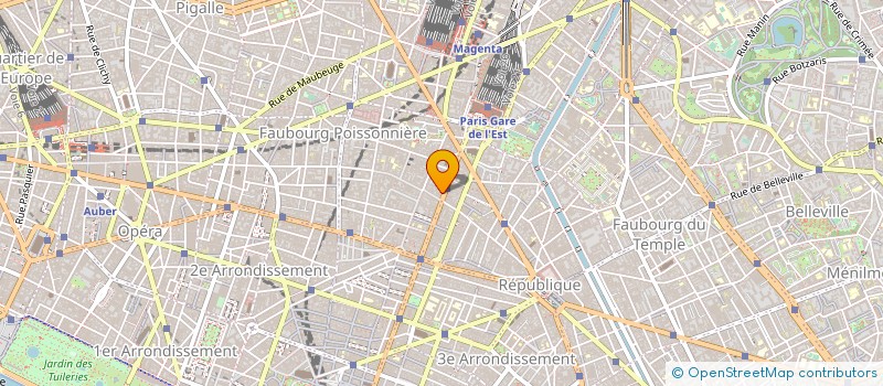 localisation de l'entreprise MAGIC NAIL  PARIS