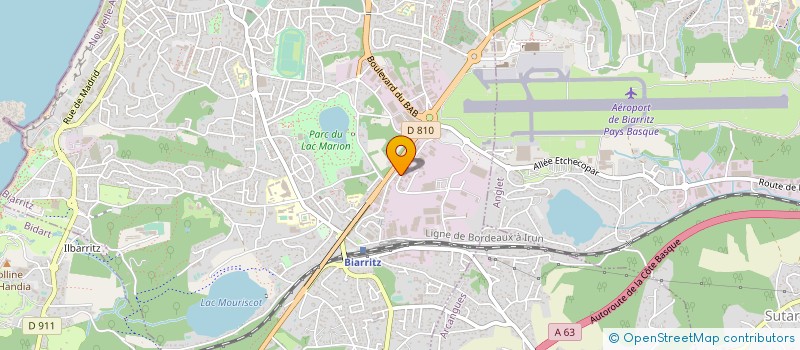 localisation de l'entreprise MAGIC NET NETTOYAGE à BIARRITZ