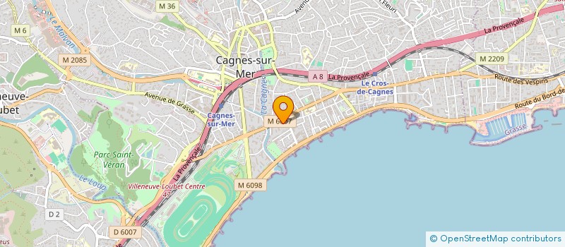 localisation de l'entreprise MAGIC NETTOYAGE SAS à CAGNES-SUR-MER
