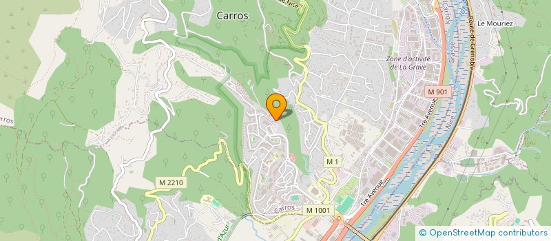 localisation de l'entreprise MAGIC NICE TOURS  CARROS