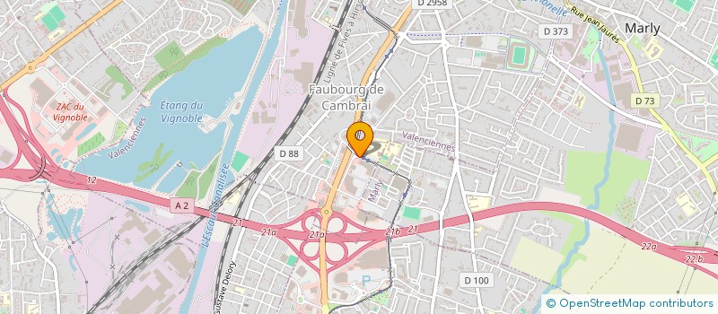 localisation de l'entreprise MAGIC'PLAINE à VALENCIENNES