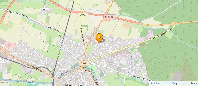 localisation de l'entreprise MAGIC POOL 67  GEISPOLSHEIM