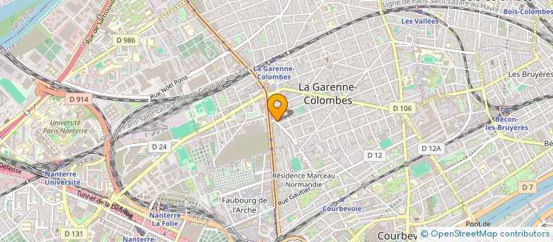 localisation de l'entreprise MAGIC RENOV à LA GARENNE-COLOMBES