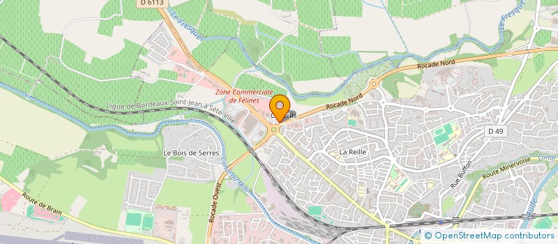 localisation de l'entreprise MAGIC SOCCER  CARCASSONNE