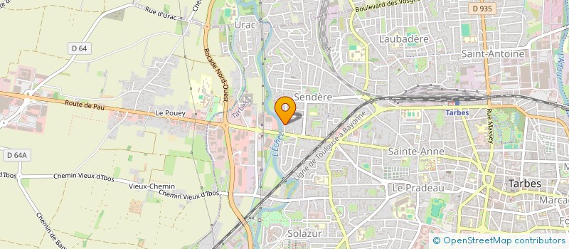 localisation de l'entreprise MAGIC SQUASH  TARBES