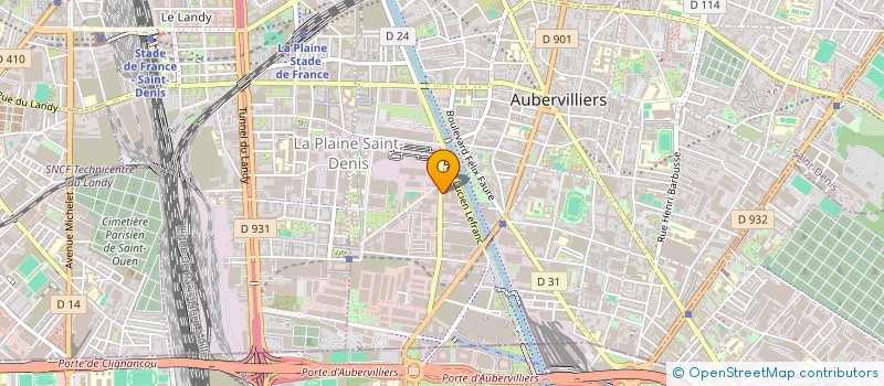 localisation de l'entreprise MAGIC STORE à AUBERVILLIERS