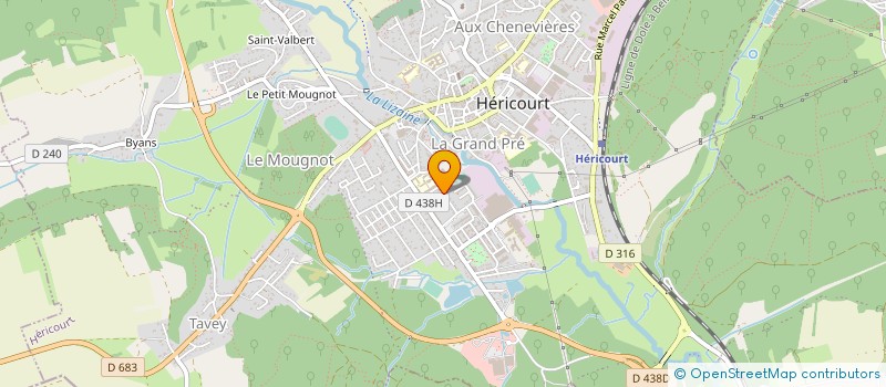 localisation de l'entreprise MAGIC'TOUCH  HERICOURT