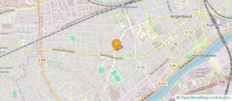 localisation de l'entreprise MAGIC TRANSPORT  ARGENTEUIL