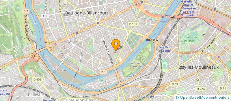 localisation de l'entreprise MAGIC TRAVEL TOUR OPERATOR  BOULOGNE-BILLANCOURT