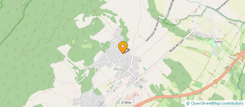 localisation de l'entreprise MAGIC VERT à PERON