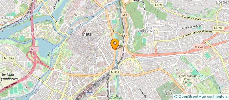 localisation de l'entreprise MAGIC ZONE  METZ