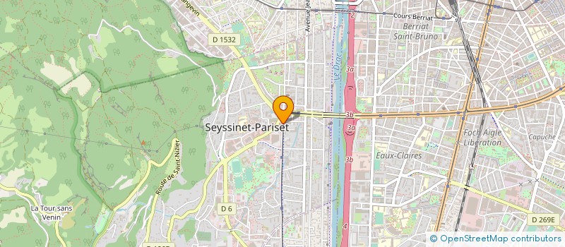 localisation de l'entreprise MAGICA VISION  SEYSSINET-PARISET