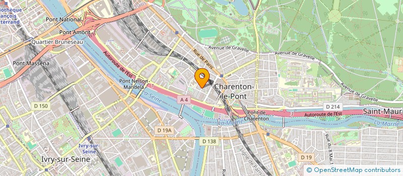 localisation de l'entreprise MAGICAB  CHARENTON-LE-PONT