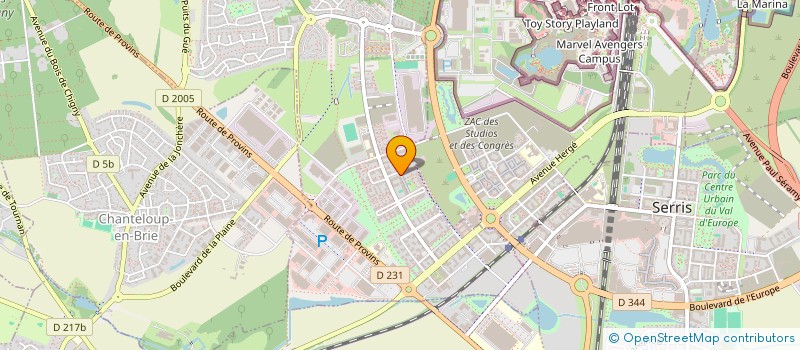 localisation de l'entreprise MAGICAL COSPLAY SHOW  MONTEVRAIN