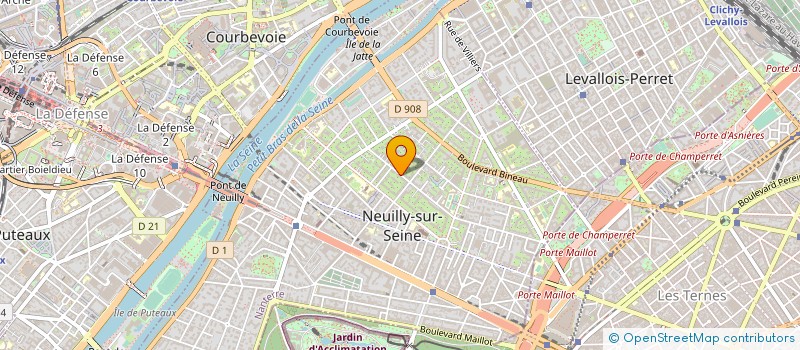localisation de l'entreprise MAGICANNE à NEUILLY-SUR-SEINE