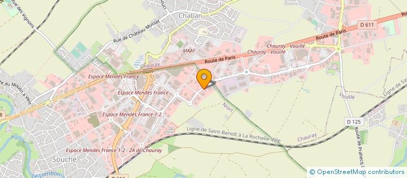 localisation de l'entreprise MAGICAR  NIORT