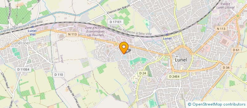 localisation de l'entreprise MAGICHYPNO  LUNEL