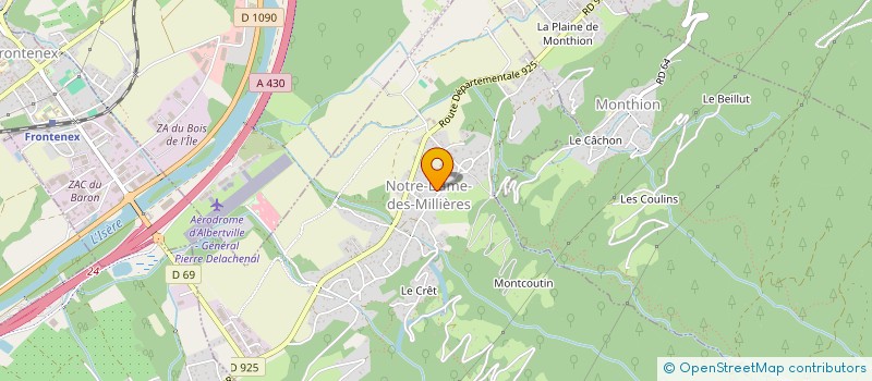 localisation de l'entreprise MAGICK  NOTRE-DAME-DES-MILLIERES