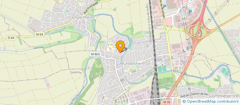 localisation de l'entreprise MAGICO  MUNDOLSHEIM