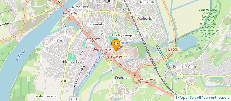 localisation de l'entreprise MAGICPHONE à ARLES