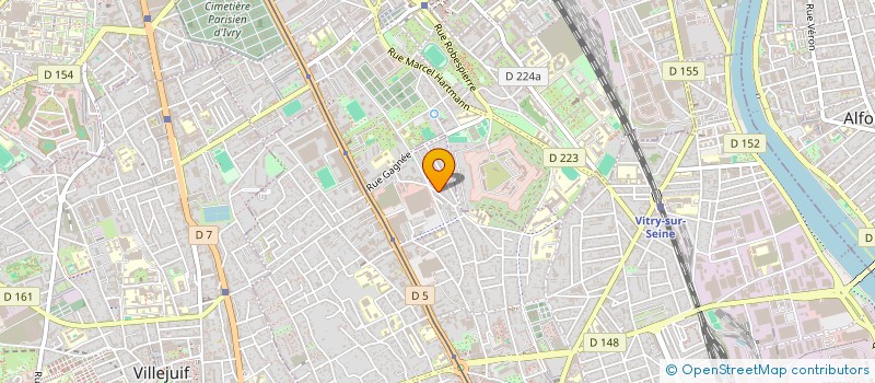 localisation de l'entreprise MAGICRENOV à VITRY-SUR-SEINE