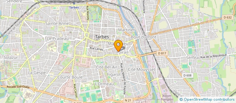 localisation de l'entreprise MAGICTEC à TARBES
