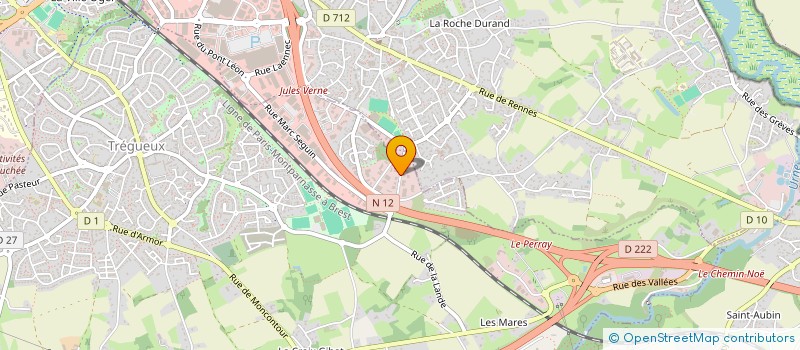 localisation de l'entreprise MAGIE  TREGUEUX