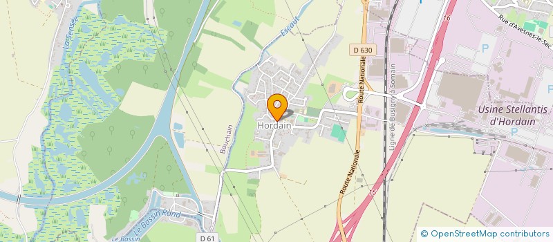localisation de l'entreprise MAGIE DES TISSUS à HORDAIN