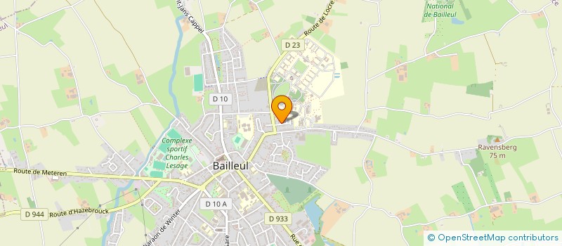 localisation de l'entreprise MAGIE EN FLANDRE à BAILLEUL