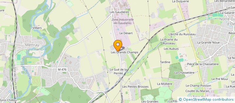 localisation de l'entreprise MAGIE FEERIE PRODUCTION à CHANCEAUX-SUR-CHOISILLE