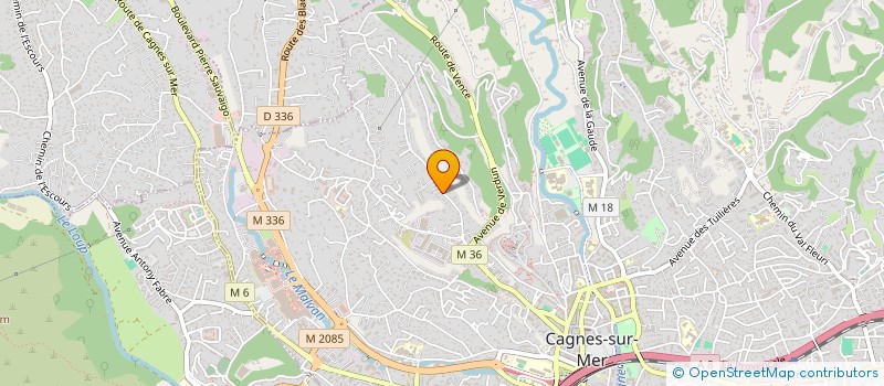 localisation de l'entreprise MAGIE INVESTMENT à CAGNES-SUR-MER
