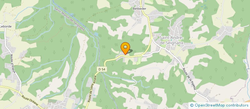 localisation de l'entreprise MAGIE LANDES EVENT  SAINT-ANDRE-DE-SEIGNANX