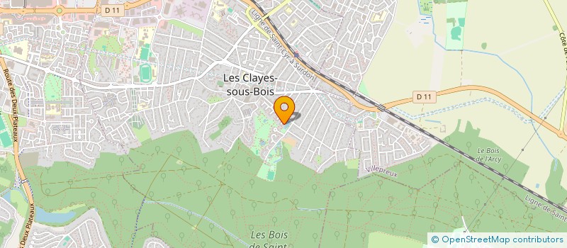 localisation de l'entreprise MAGIE SUR ORDONNANCE à LES CLAYES-SOUS-BOIS