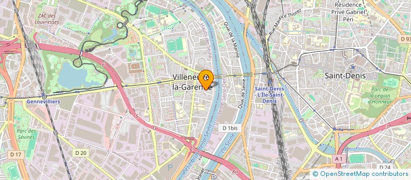 localisation de l'entreprise MAGIEDANSE-LOCATION  VILLENEUVE-LA-GARENNE