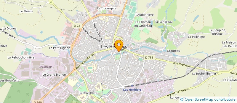 localisation de l'entreprise MAGIEVASION PRODUCTIONS à LES HERBIERS