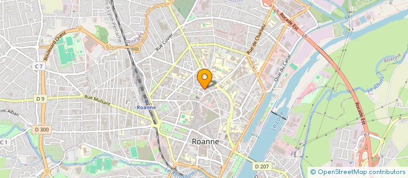 localisation de l'entreprise MAGIFOOD à ROANNE